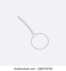 onion icon sign signifier vector