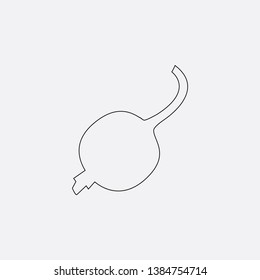 onion icon sign signifier vector