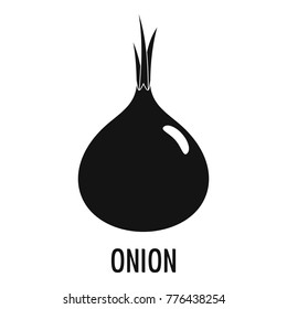 Onion icon. Simple illustration of onion vector icon for web
