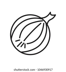 onion icon vector