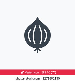 Onion Icon / Vector