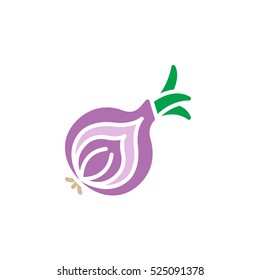 Onion icon vector, filled flat sign, solid colorful pictogram isolated on white, logo illustration