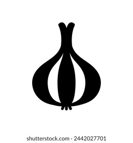 Onion icon in vector. Logotype
