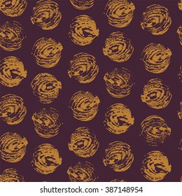 Onion imprint seamless pattern.