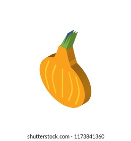 Onion isometric left top view 3D icon