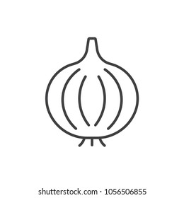 Onion line icon.