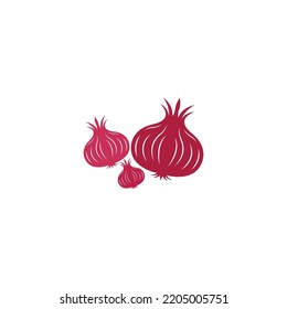 Onion logo icon design illustration template