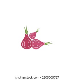 Onion logo icon design illustration template