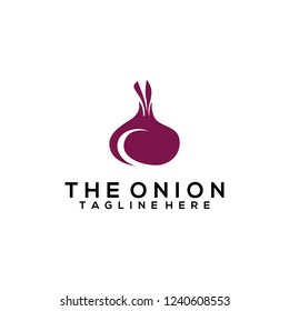 Onion Logo Template Design Stock Vector Royalty Free