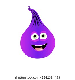 Onion logo vector illustration animation