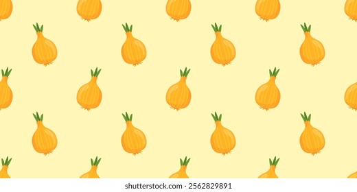 Onion Pattern background. red onion pattern. white onion pattern. Vegetable vector background.