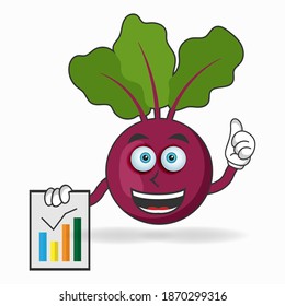 Onion Purple mascot character presentation. vector illustration