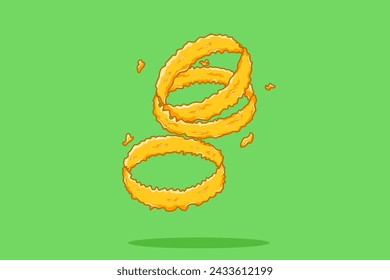 Onion Ring Design Illustration Design