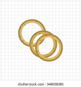 Onion rings icon
