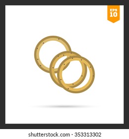 Onion rings icon