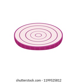 Onion symbol vector. logo.