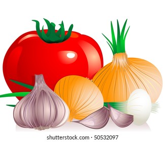 onion tomato garlic