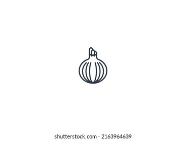 Onion vector flat emoticon. Isolated Onion emoji illustration. Onion icon