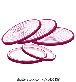 onion vector. free space for text.