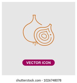Onion Vector Icon