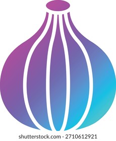 Ilustración de diseño de icono de Vector de cebolla