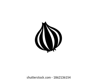 ZwiebelVektorsymbol. Einzige Zwiebelgrafik