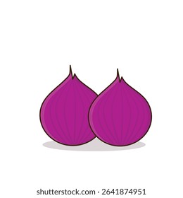 Onion. onion vector illustration. onion cartoon