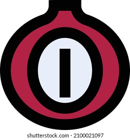 onion vector illustration isolated on a transparent background. stroke vector icons for concept or web graphics.