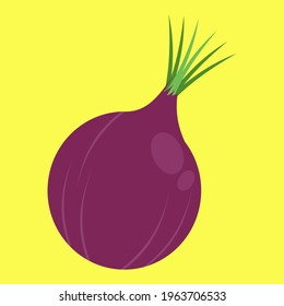 ZwiebelVektorgrafik, perfekt für Symbol, Logo, Illustration, etc.