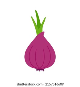 Onion vector. raw materials for cooking