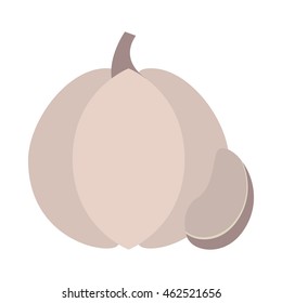 onion vegetable health icon vector illustration design