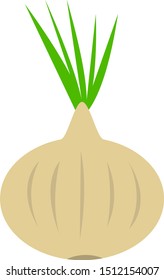 onions with green leaves on a white background concept of food and ingredients for cooking