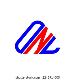 ONL letter logo creative design with vector graphic, ONL simple and modern logo.