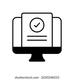 Online Access Icon vector stock illustration