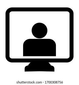 online account vector flat icon Phone book icon for app and web