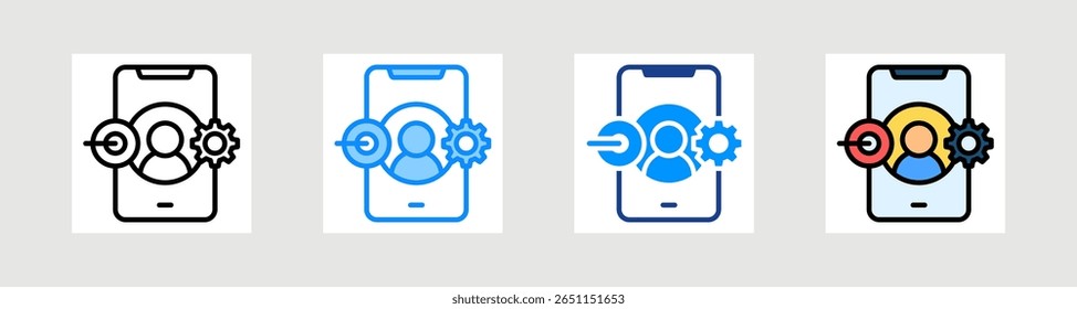 Online Activity Icon Collection Set Multiple Style