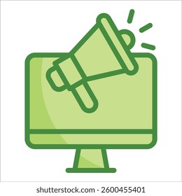 Online Ads Icon Element For Design