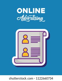 Online advertisign design