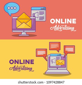 Online advertising design