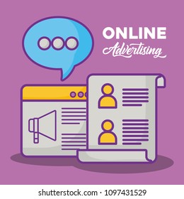 Online advertising design