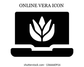 online Aloe vera icon. Editable online Aloe vera icon for web or mobile.