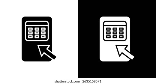 Concepto de icono de cita en línea, Ilustración vectorial