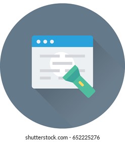 Online Article Vector Icon 