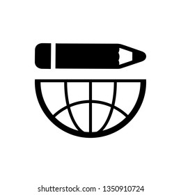 Online article writing icon