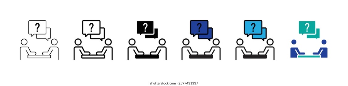 online assistance employee training icon vector seminar human resource skill symbol illustration coaching assist design