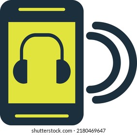 Online audience, illustration, vector on a white background.