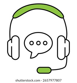 Online-Audio-Unterricht Lektion Vektorsymbol-Design