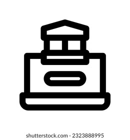 online banke icon for your website design, logo, app, UI.