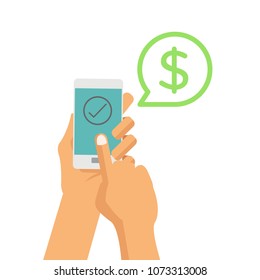 Online banking concept