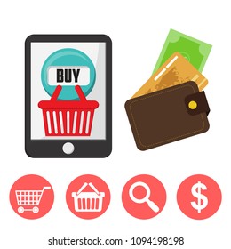 Online banking concept